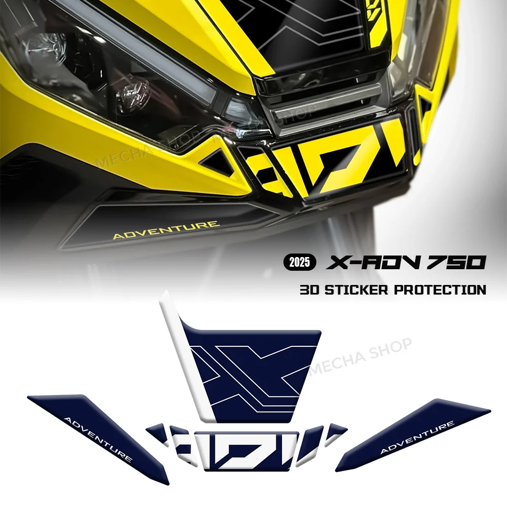 

For XADV 750 2025 2026 3D Resin Sticker Protection Sticker Motorcycle Kit Decals