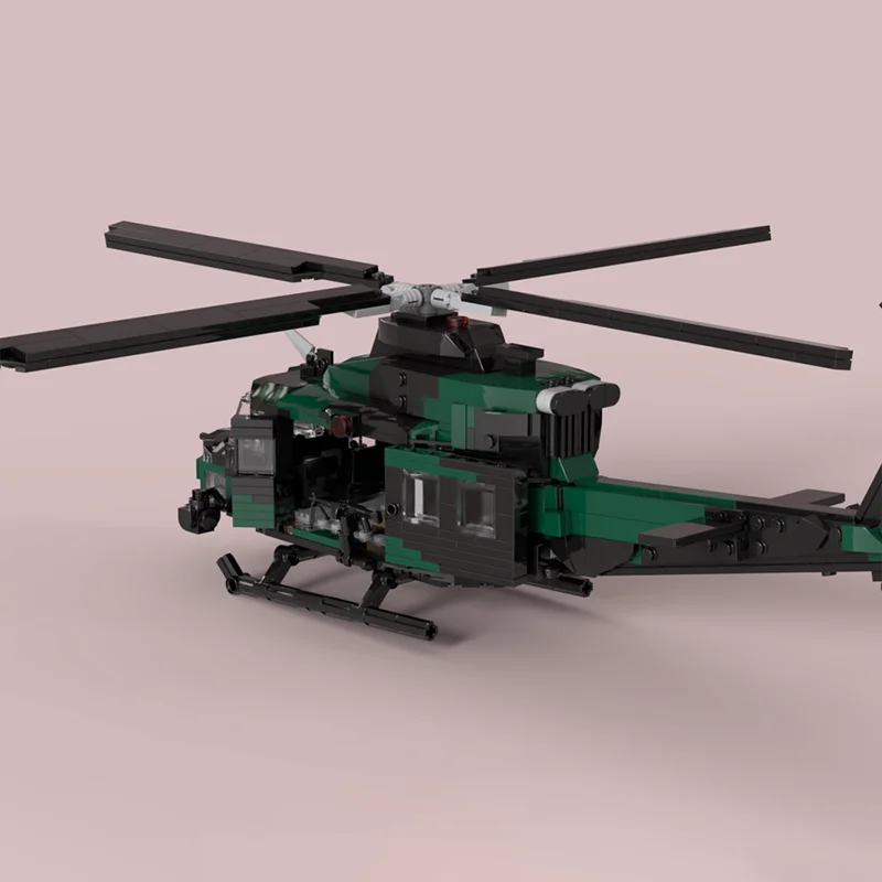 768pcs MOC CH-146 Canadian Multirole Helicopter Model Toy Building Blocks Construction Christmas Gift Birthday DIY Education 3D