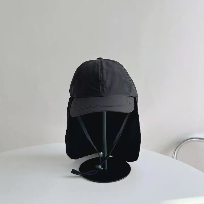 

39BB Neck Flap Breathable Baseball Hat Kids Adult Sports Hat Outdoor Activity