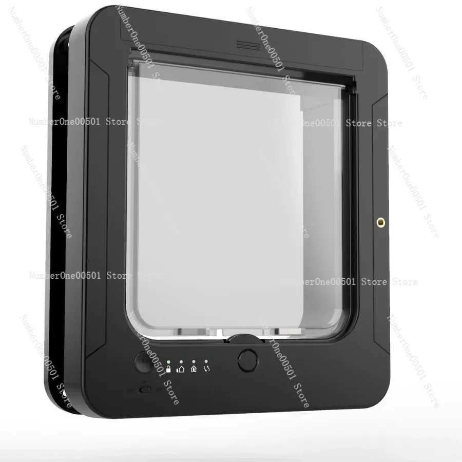

Smart Pet Door with APP Control Automatic Locking Cat Dog Door for Home Remote Controlled Pet Access