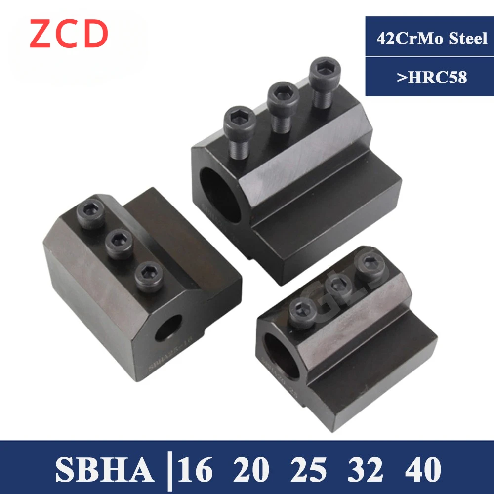 

ZCD SBHA16 20 25 32 40 Lathe Tool Holder Inner Diameter Guide Sleeve Auxiliary Tool Holder Shock Absorption Straight Shank SBHA