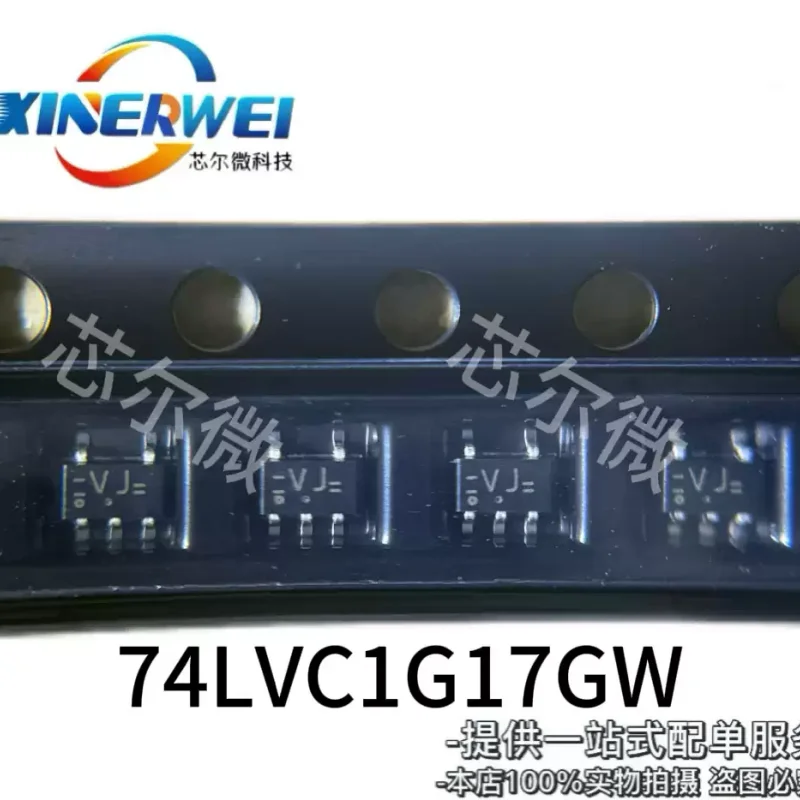 10-100pcs original 74LVC1G17GW SOT353 silk screen VJ VR chip 74LVC1G06GW logic driver IC