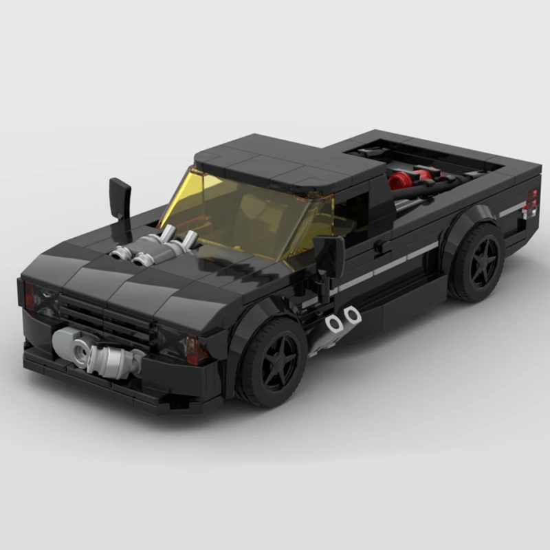 Speed Hypercar Model MOC Building Bricks Drift Truck S10 Modular Holiday Toys Suit Assemble  Technology Gifts Display