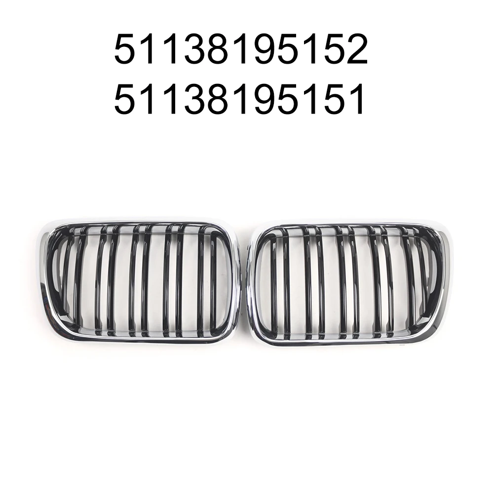 

Replacement Front Kidney Grille for BMW 3 Series E36 Sedan and Coupe Models Year 1997 through 1999 OEM 51138195152