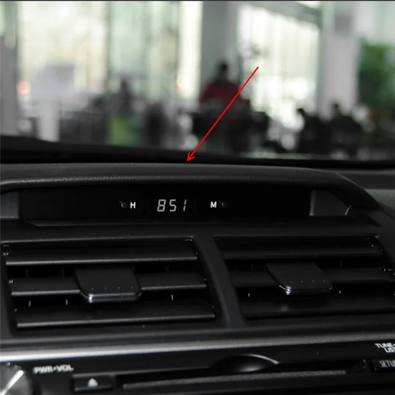 

Car Dashboard Center Speaker Panel Cover For Toyota Camry 2012-2015 Center Console Clock Cover Panel-A28K