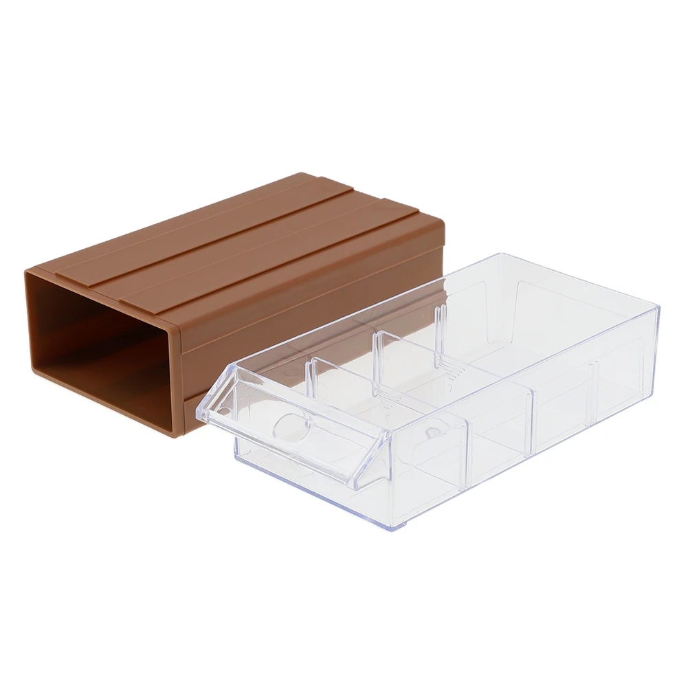 1/2pcs Element Storage Box Hardware Parts Boxes Stackable Pull-out Plastic Case For Crafts Component Screws Tools-Storing