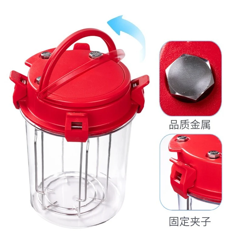 Plate rack laboratory microbial anaerobic culture tank, AG0025A transparent 2.5 liter oxide closed culture tank