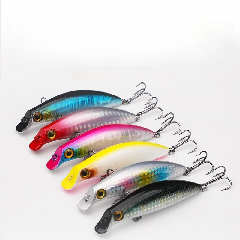 1 Stück Schwimmender Köder 7,6g 8cm mit Interner Stahlkugel Bio-Mimetischer Kunstköder Laser 3D Realistischer Fischköder Angelausrüstung