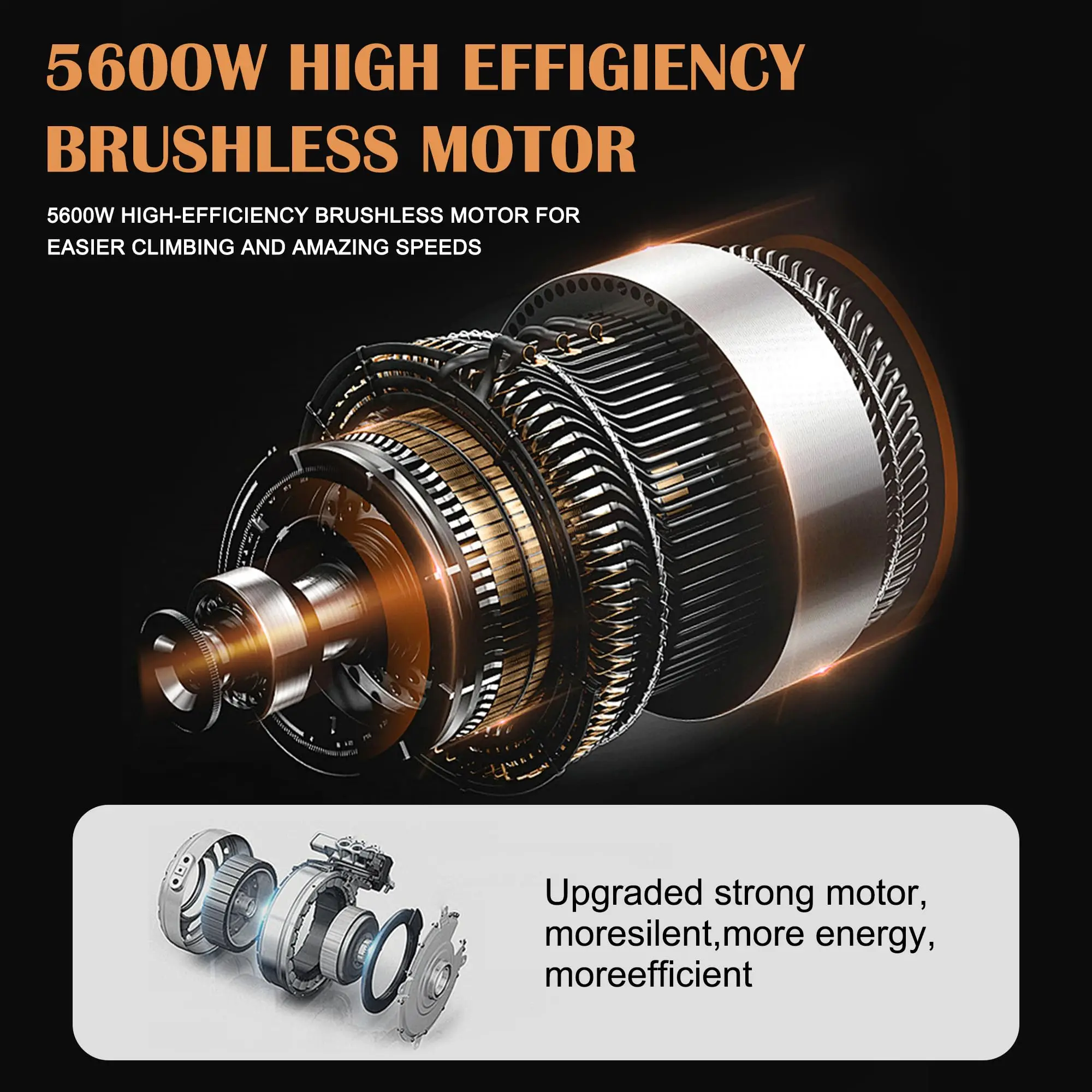 GT08 5600 واط سكوتر كهربائي للكبار محرك مزدوج السرعة 50MPH ، 60V27AH ، 11 بوصة على الطرق الوعرة الإطارات الرياضة للطي eScooter مع مقعد
