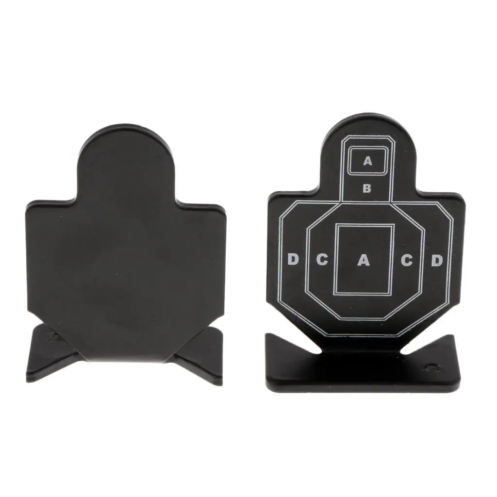 Silhouette Set Steel Metal Practice Accessory for Target Shooting Training