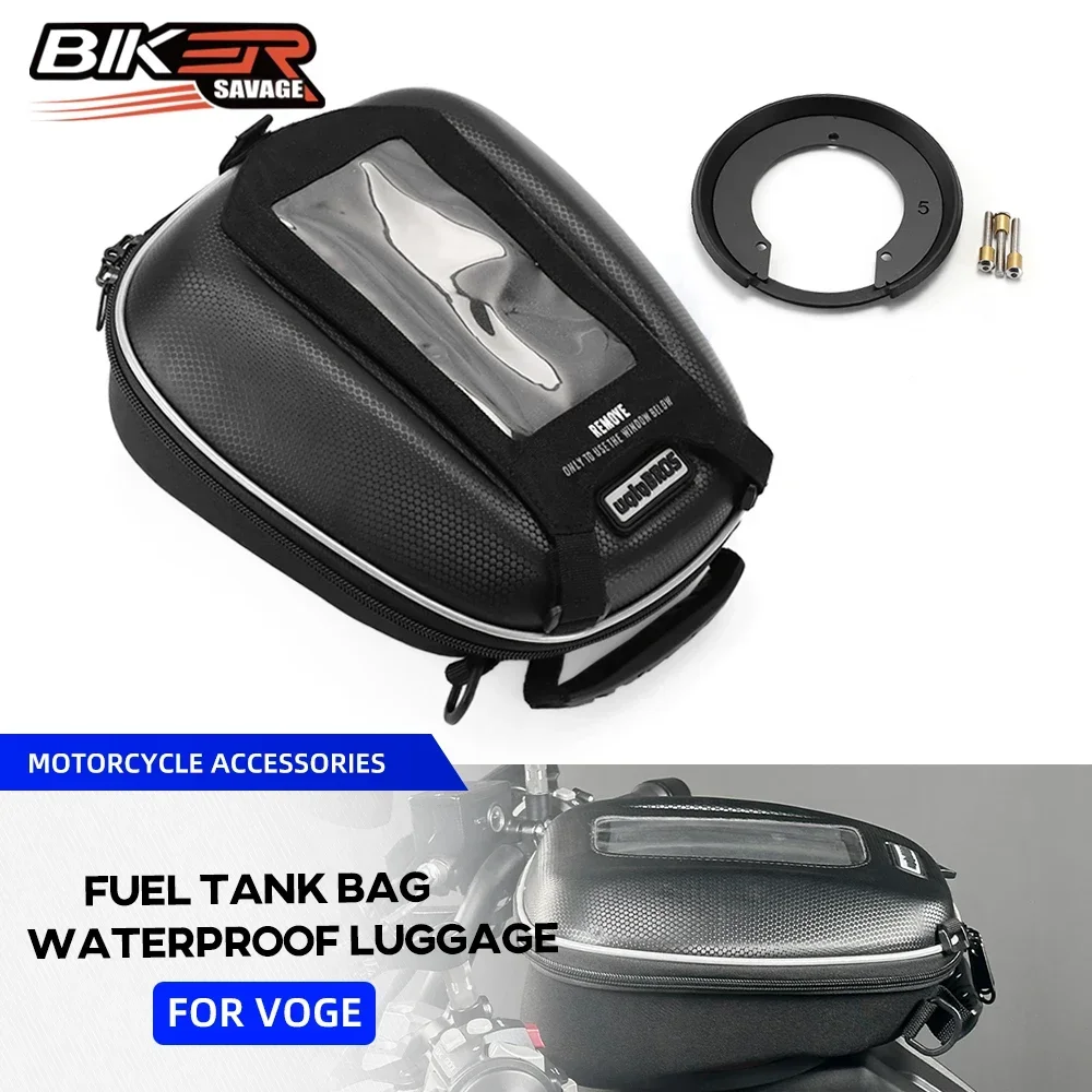 

For Voge Valico 525 900 DSX 525X 900X 2023-2024 Motorcycle Fuel Tank Bag Waterproof Mount Tanklock Suitcase Travel Luggage Bag