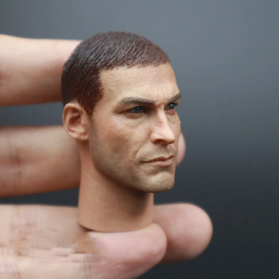 

North African Infantry Male Head Carving Doll Toys Soldier Long Neck War Soldier Model 1/6 Scale For 12 Inch Action Figure