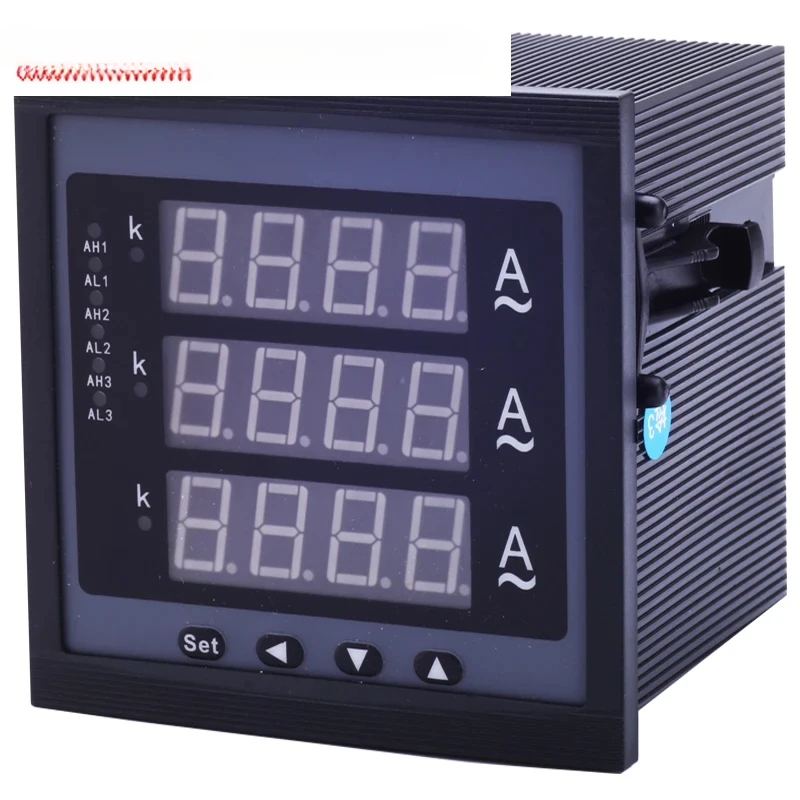 

Трехфазный цифровой интеллектуальный амперметр, реле сигнализации верхней и нижней предельной передачи вольтметра, выход RS485