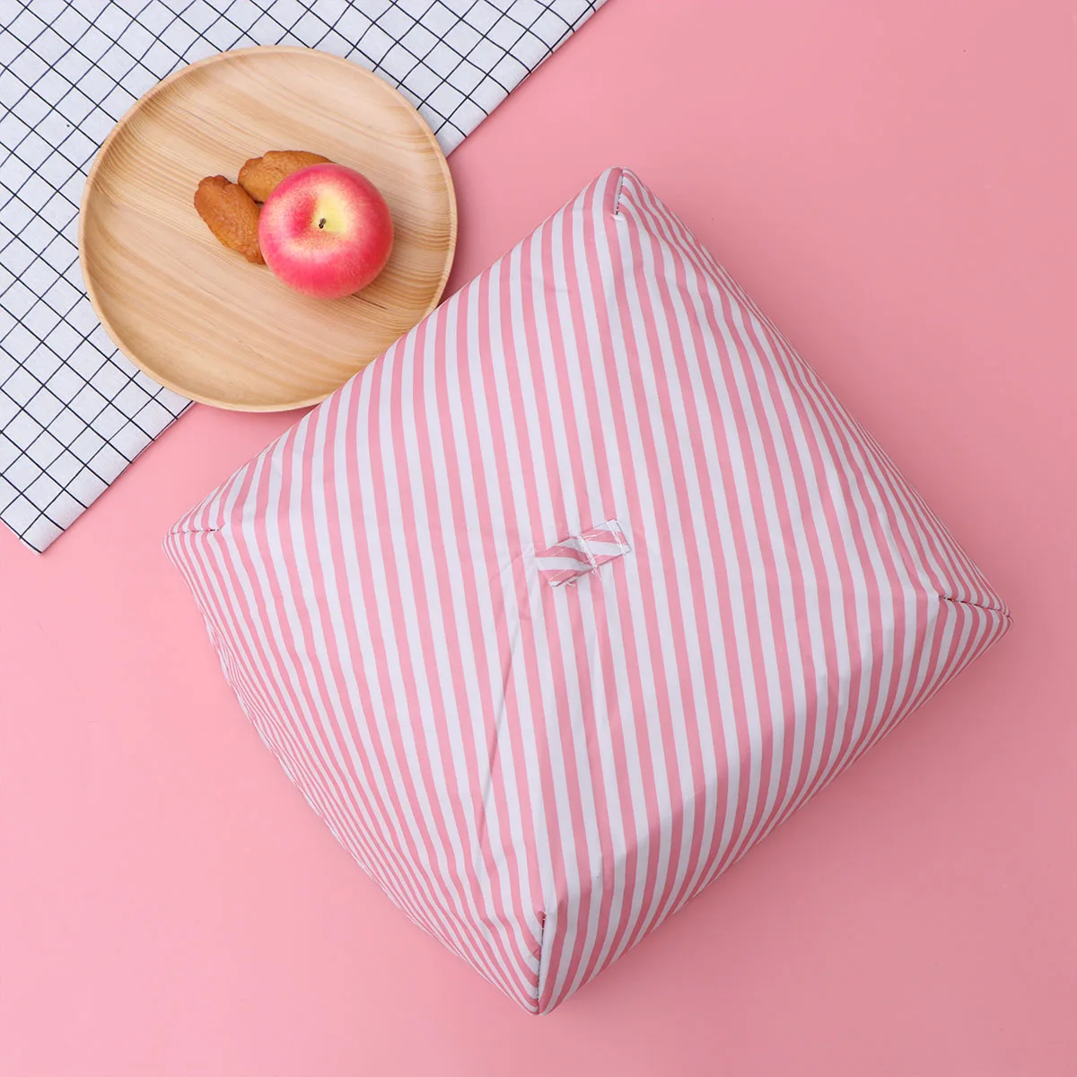 

Home Use Foldable Insulated Food Cover Oxford Cloth Aluminum Foil Lightweight Portable Dustproof Kitchen Lid Cover for Picnic