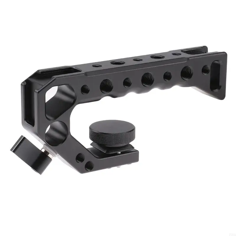 

77HA MultiFunctional Camera Handgrip Cold Shoe Top Handle for Clearer Outdoor Shot