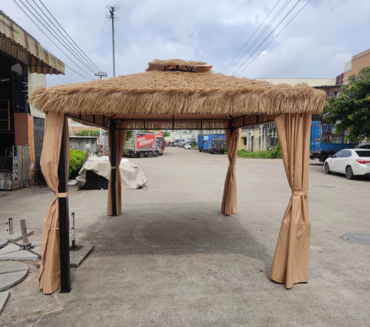 Shunyifa Nuevo producto Gazebo de paja de alta gama para sombrilla al aire libre y otros eventos