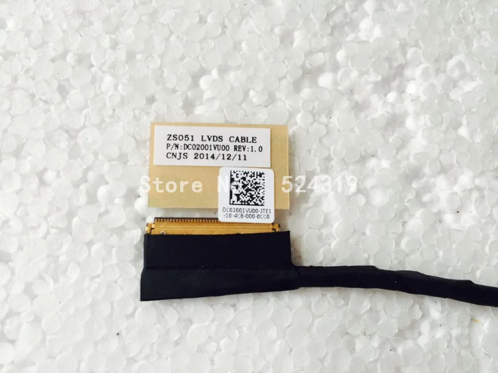 New Laptop LCD/LVDS/LED Flex Cable for HP 15-G000 15-R 15-G019wm 15-h  250 G3 DC02001VU00