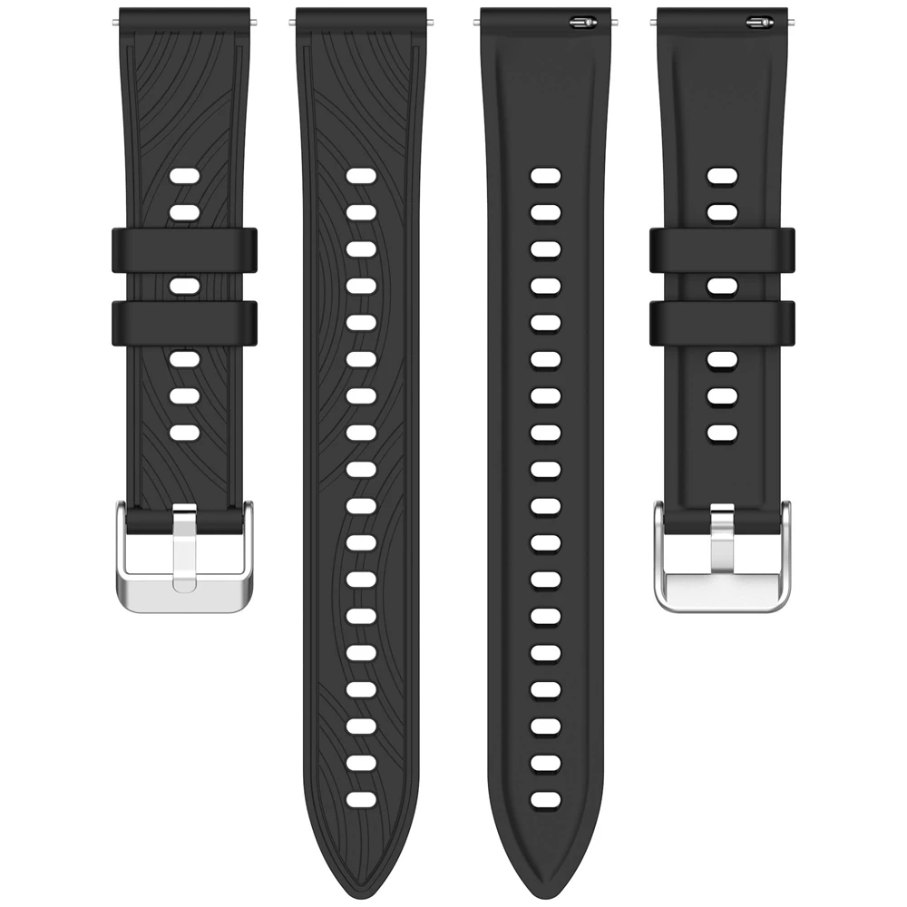 18mm 20mm 22mm silicone universal strap for Garmin Forerunner 255S 265S 55 158 165 168 255 265 texture band for Garmin Venu 2 2S