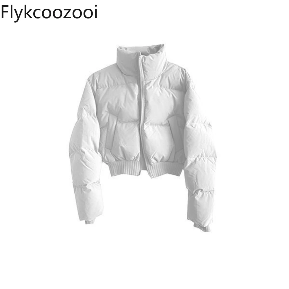 White Cotton-padded Clothes Women Small Winter New 2024 Hot Sale Thin Casaco De Frio Feminino Inverno Winter Clothes Women