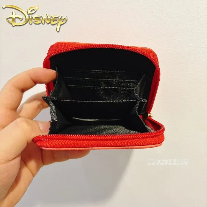 Disney Mickey Dompet Mini Baru Tren Fashion Dompet Koin Wanita Mini Dompet Koin Anak-anak Kartun Slot Multi Kartu Kualitas Tinggi