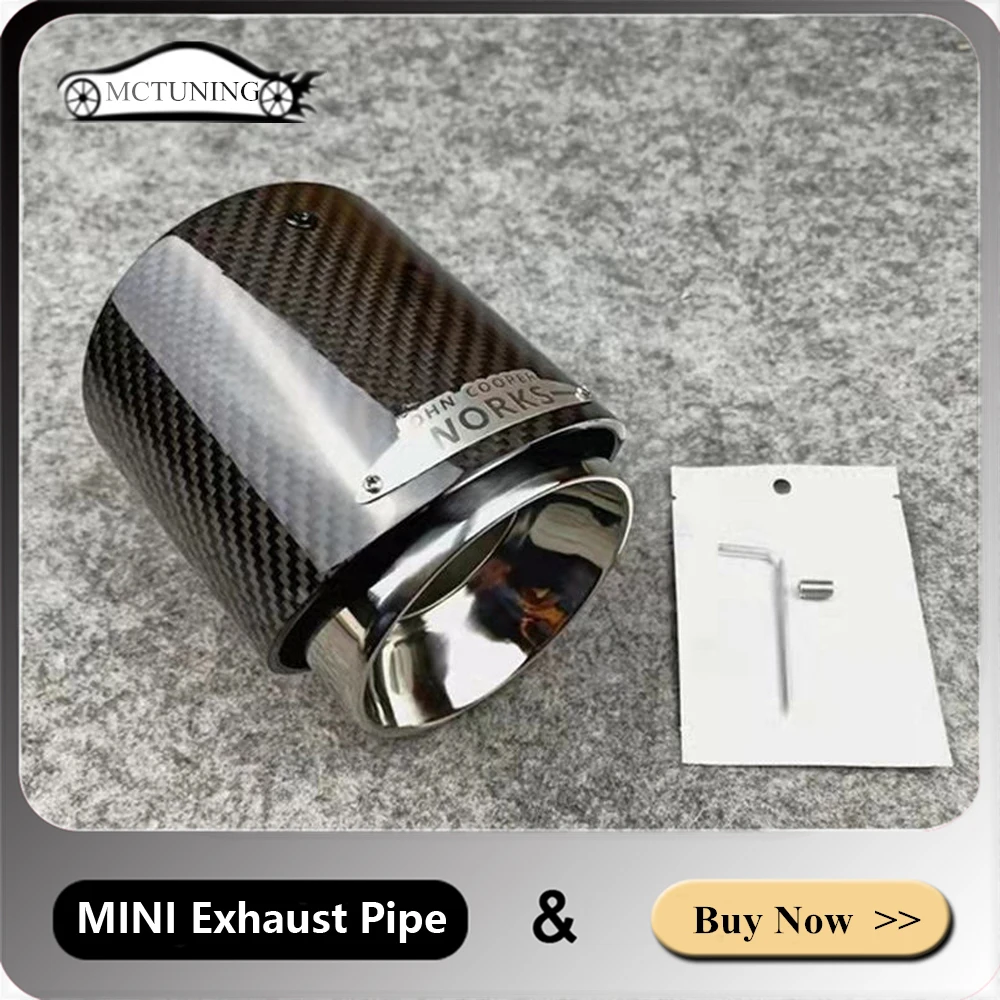 

1 Pc Car Accessories Exhaust Pipe Silver Muffler Tailpie For Mini Cooper F54 F55 F56 F57 R60 R61 F60 R55 R56 R57 R58 R59 S JCW