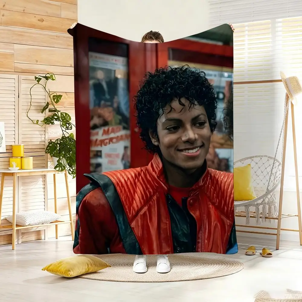 KPop M-Michael Jackson leichte 240g Flanelldecke, weich, hautfreundlich für die Sommerkühlung – Detail 9