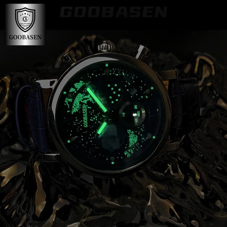 Multifunctional Vast Starry Sky Men's Watch, Waterproof, Luminous, Calendar, Premium Quality