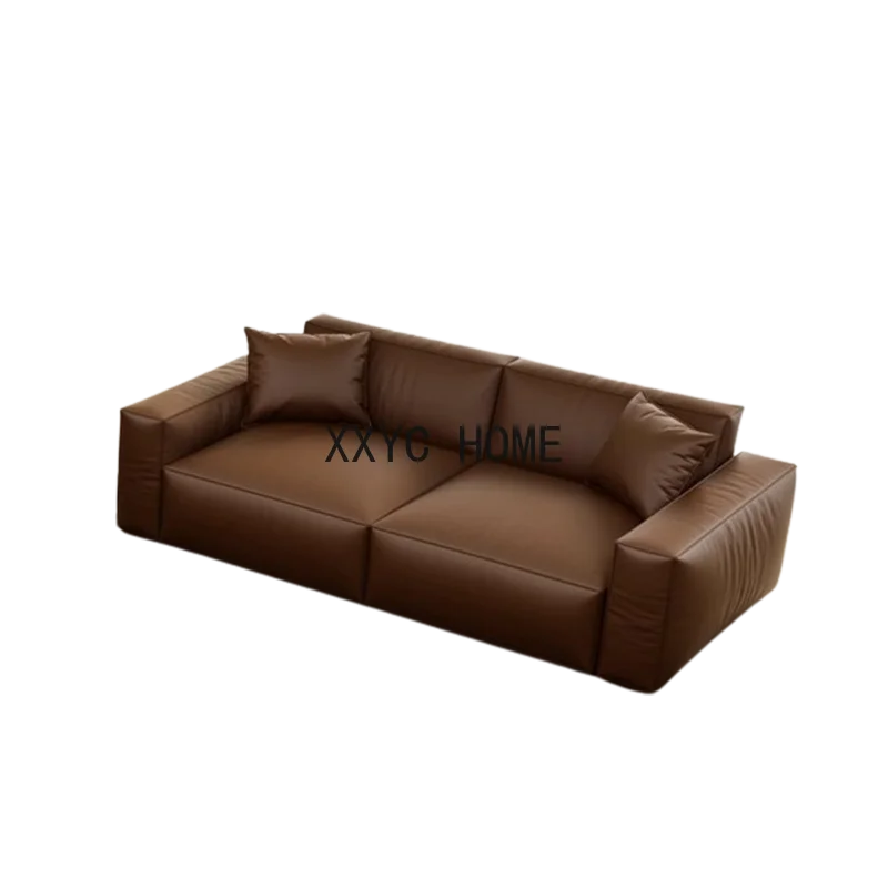 Filler Lazy Living Room Sofa Genuine Leather Lounger Romantic Vintage Sofa Elegant Italian Sofy Do Salonu Home Decoration