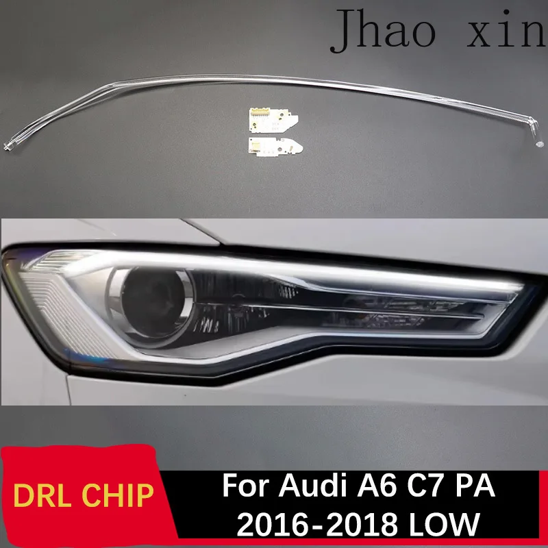 

Ballast Tube White Light Angel Eye Circuit Board Suitable for Audi A6 C7 PA 16-2018 LOW Car Headlights DRL CHIP Light Guide Tube