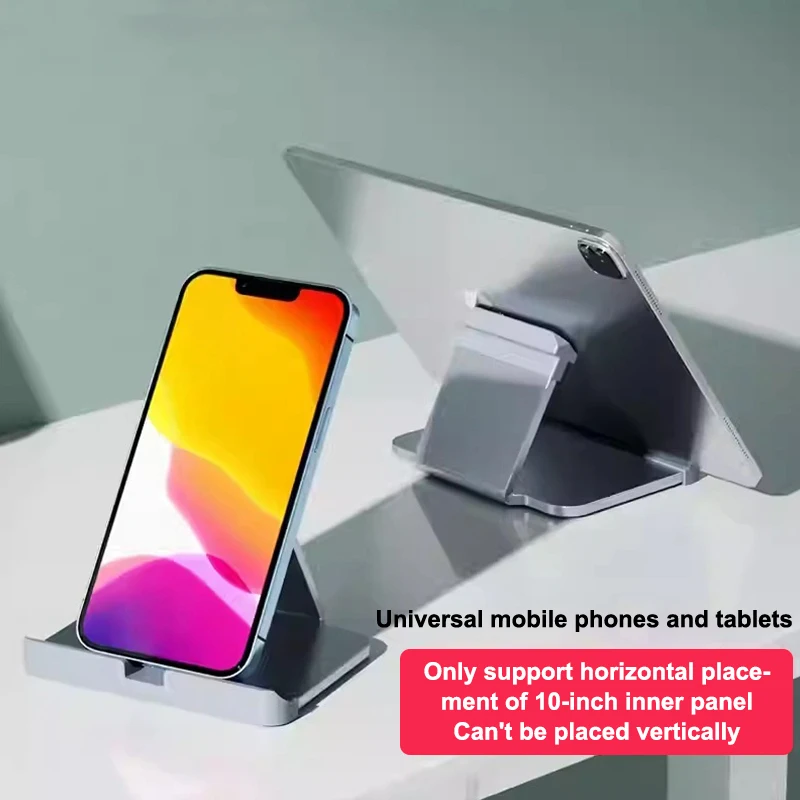 1Pieces Metal Desktop Mobile Phone Stand For IPad Smartphone 10 Inch Tablet Desk Holder Portable Bracket Outdoor Tools