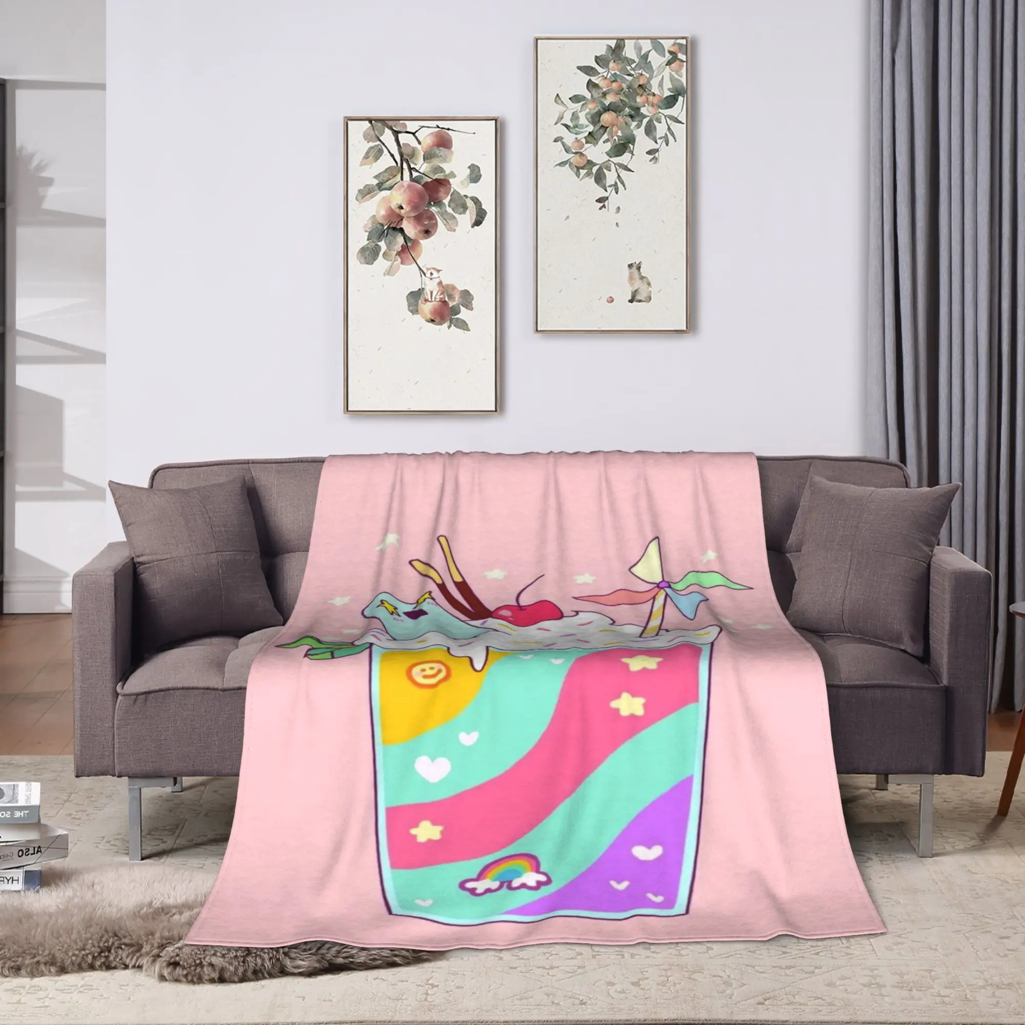 The Land Of Boggs Plush Blanket Students  Flannel Bedding Throws For Outdoor Super Soft Custom Quality Bedspread Gift