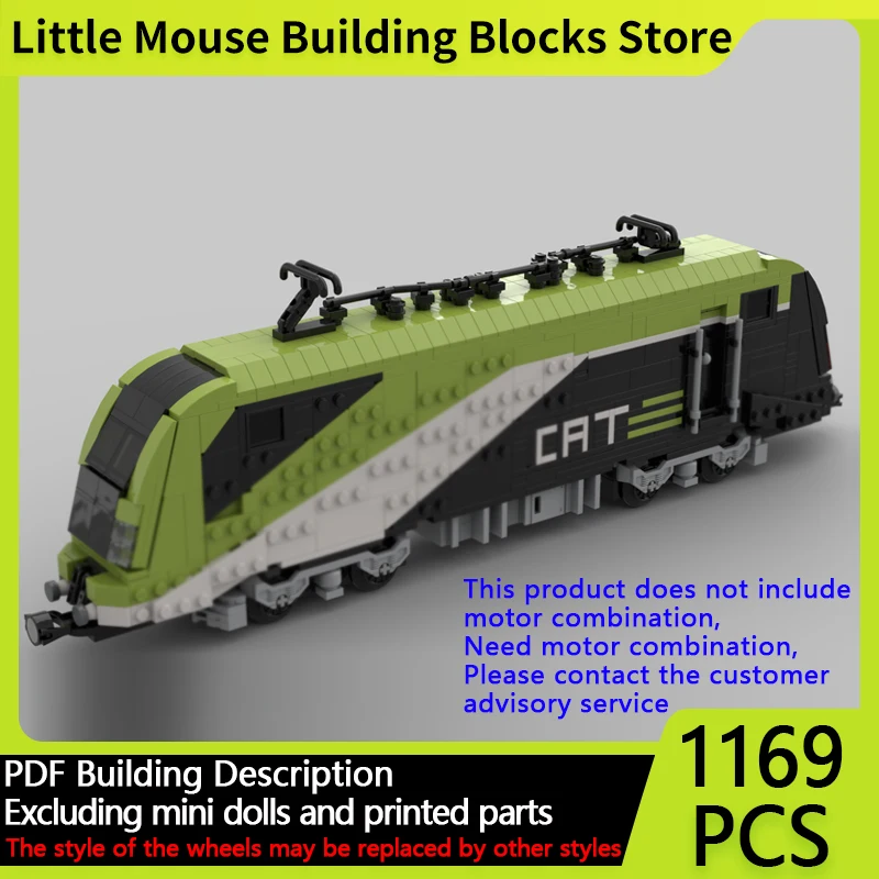 

City Car Model MOC Building Bricks Train Locomotive City Airport Train Modular Technology Gifts Holiday Assemble Children Toys