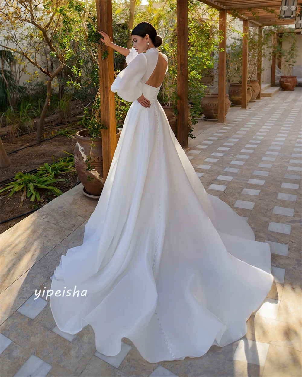 Chiffon Sequined Beading Ruched Engagement A-line Sweetheart Bespoke Occasion Gown Long Dresses