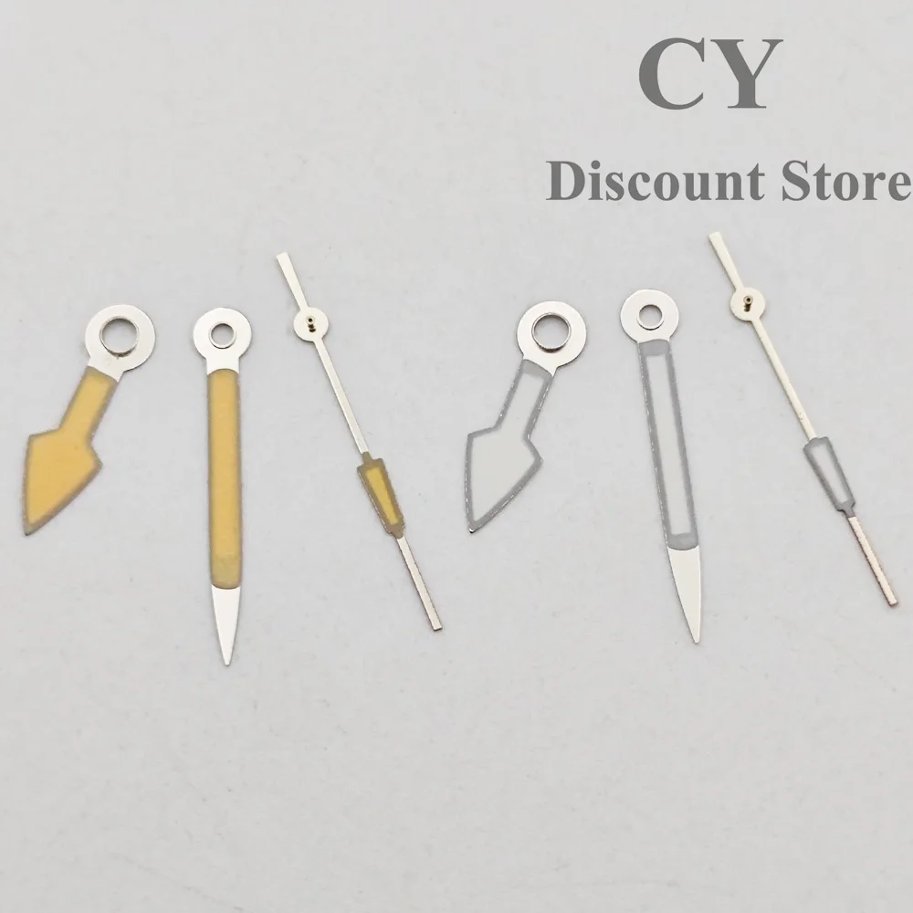 RICHUS NH35 Watch Hands Silver Watch Hands Green Luminous Fit NH35 NH36 ETA2824 ETA2836 Miyota82 DG Movement Accessories Parts view 4