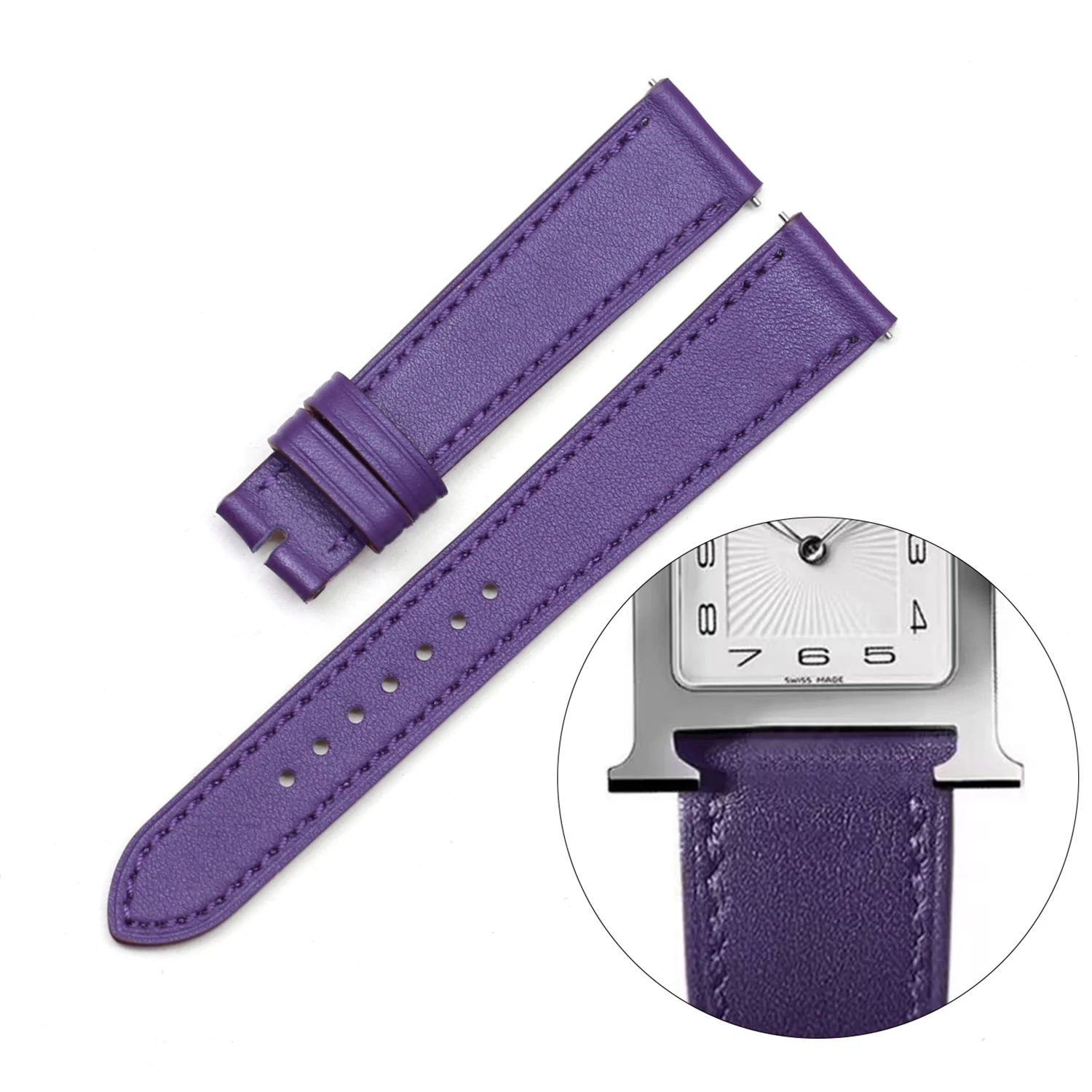 SAUPPO 時計アクセサリー レディース レザーストラップ - Luxury Watch Hermes のレビューと価格