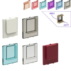 10PCS/LOT Glass for Window 1x2x2 Plane (4862) MOC Building Block Toy Parts