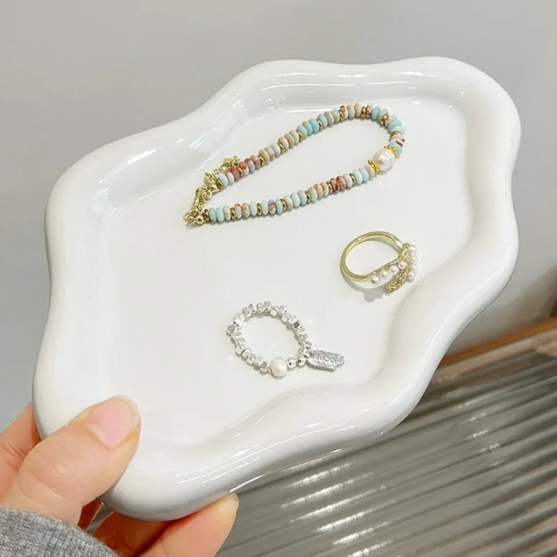 

Керамический лоток для демонстрации ювелирных изделий, женские кольца, серьги, лоток для шоу, оптовая продажа, лотки для хранения ювелирных изделий, брелок, браслет, лотки для часов