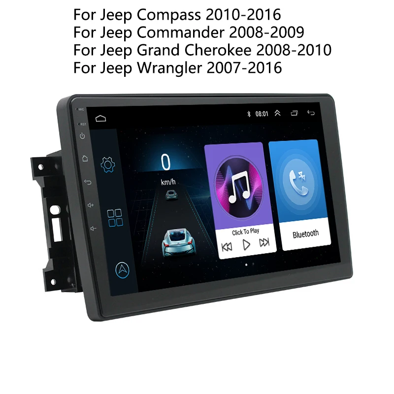 Car Radio 2 Din Android Dvd Player For Jeep Grand Cherokee Wrangler Liberty Compass Commander