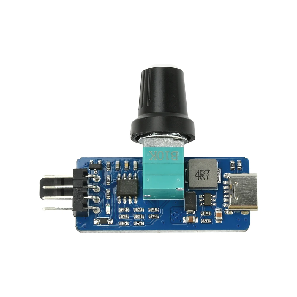 PWM DC Motor Speed Controller Governor Stepless Speed Regulator LED Dimmer Power Controller Small 4P B3 4-wire Fan Speed Control