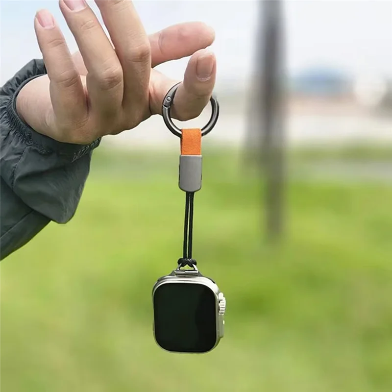 AT82-Short Hanging Rope Necklace Watch Chain Suitable For Smart Watch Band Car/Home Key Lanyard Sports Watch Accessory