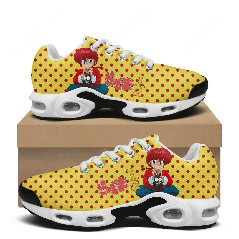 

Ranma Air Cushion Sports Sneakers Lovely Anime Shoes Mens Womens Teenager High Quality Footwear Custom Made Mesh Sneaker