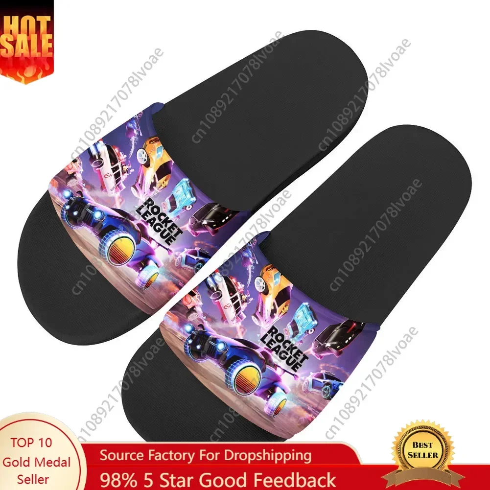 Cartoon Game Rocket League Slippers Teenager Children Home Customized Water Bathroom Beach Pool Sandals That Can Be Worn Outside