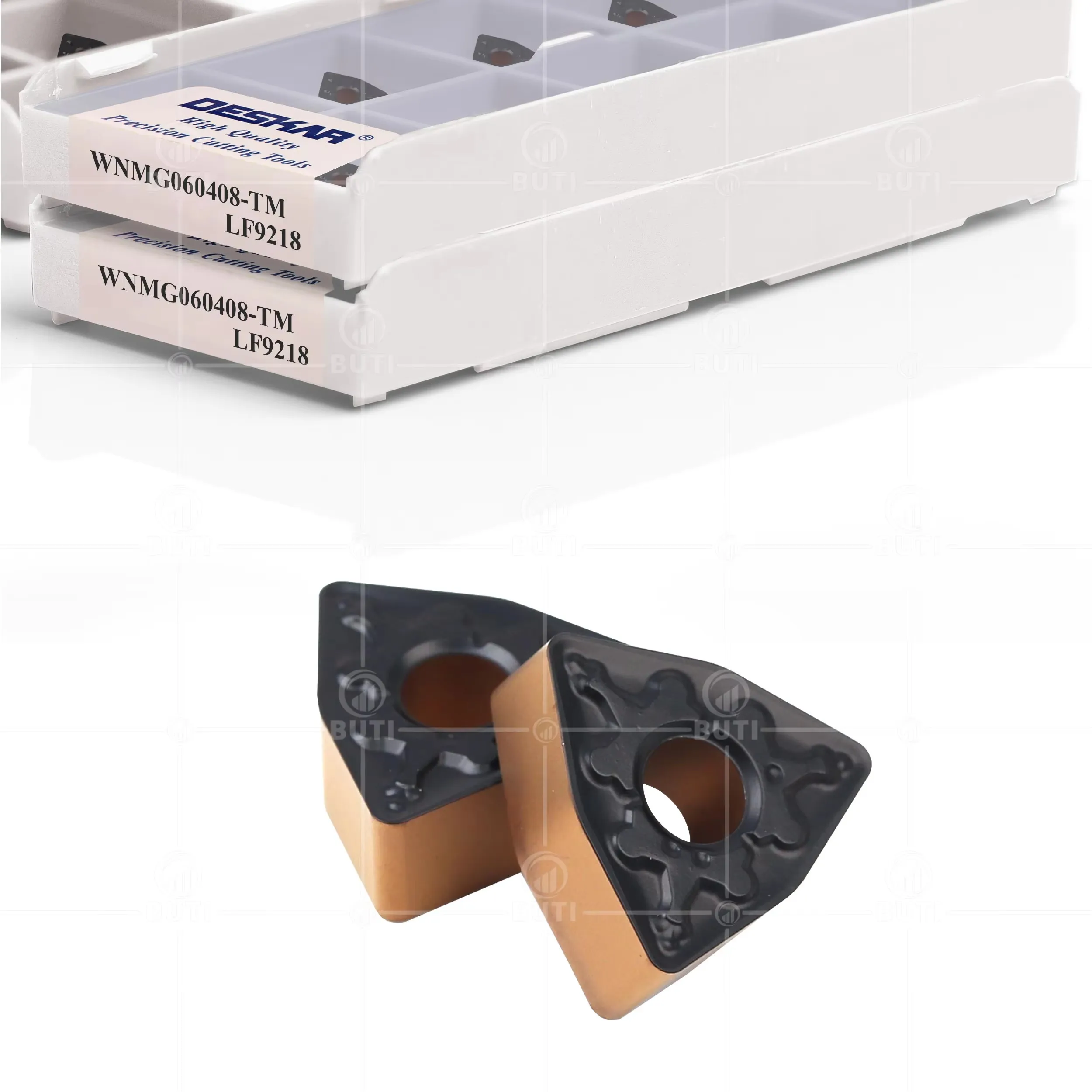 10 قطعة من سلسلة WNMG شفرة تحول معدنية مزدوجة اللون أدوات قطع مخرطة CNC 060408   TM LF9218 كربيد إدراج جزء التحكم العددي