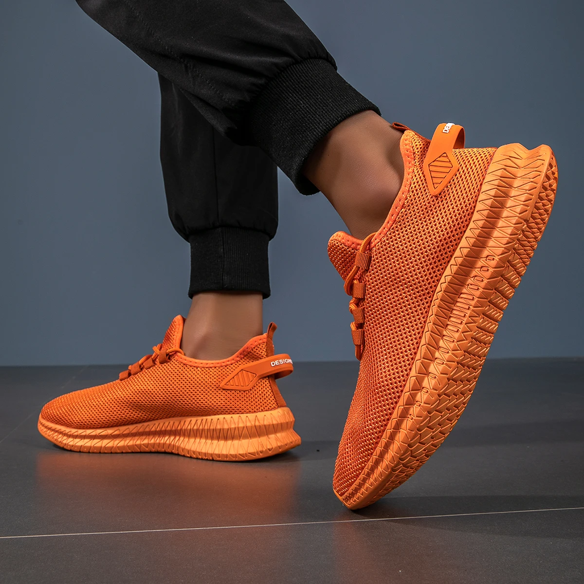 

YRZL Men's Running Shoes Lightweight Breathable Sneakers For Men Anti Slip Casual Sports Shoes Women Vulcanized Walking Shoes