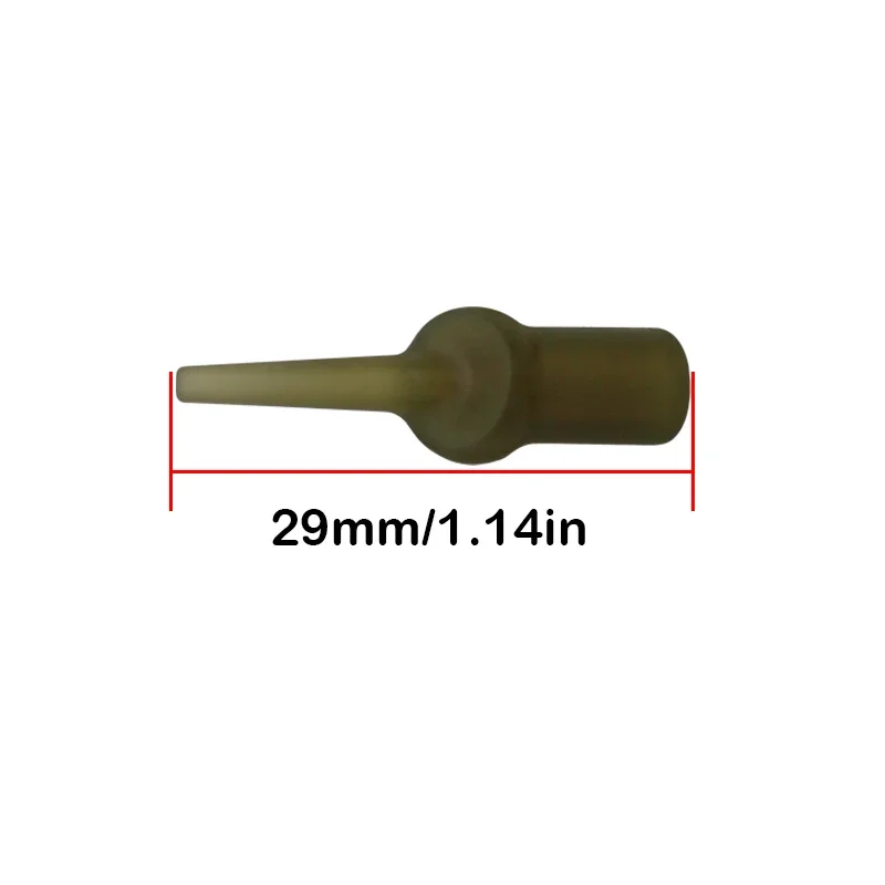 10pcs Carp Fishing Accessories Run Rig Rubber Sleeves For Carp Chod Helicopter Rigs Hair Rig Carp Fihsing Terminal Tackle