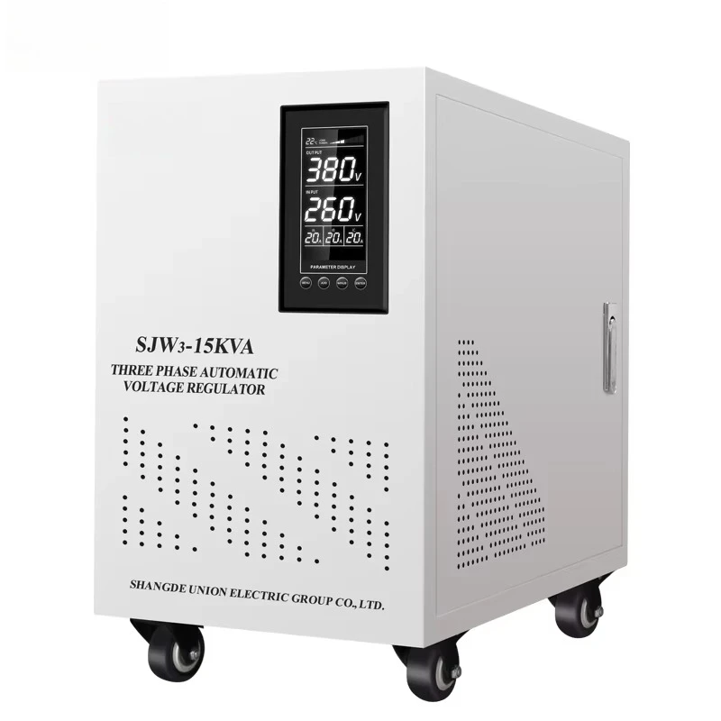 Hot Sale SJW3 Servo Motor Three Phase 50kw 30kw 20kw 15kw Ac Automatic 380V Regulator Voltage Stabilizer