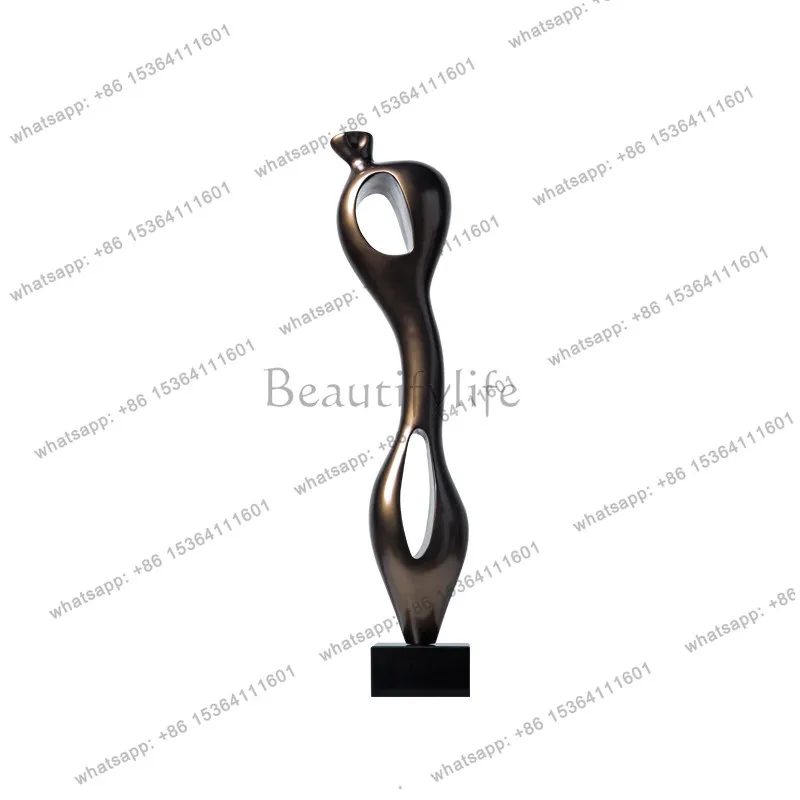 yj21  Soft glass fiber reinforced plastic abstract sculpture art ornament Hotel villa sales office entrance decoration