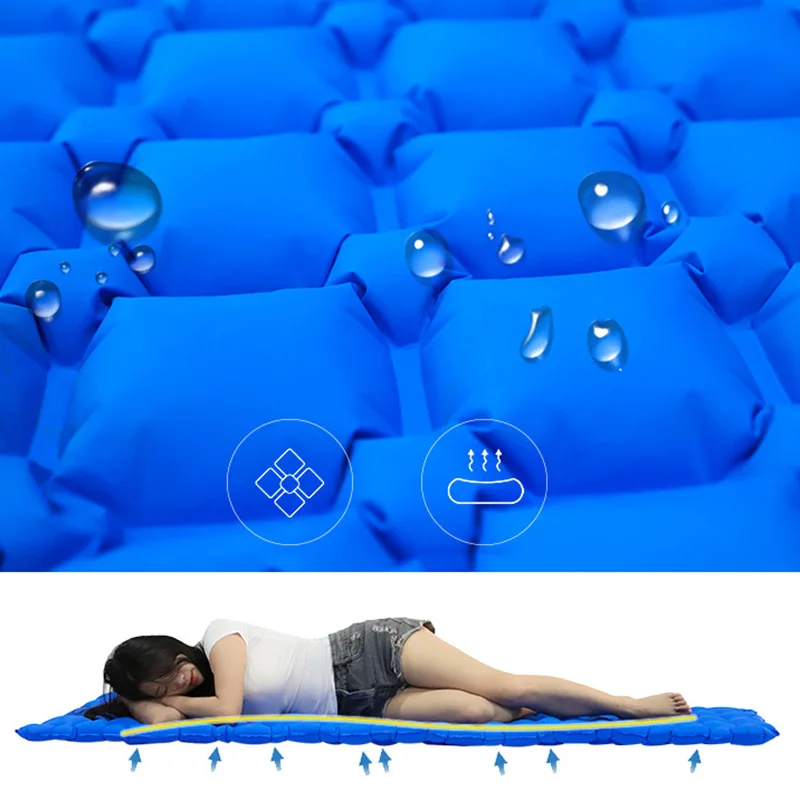 Camping Air Mattress outdoor tent Sleeping mat Ultralight Waterproof TPU Portable inflatable Cushion for Travel Hiking Pad