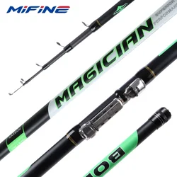 Mifine Goochelaar Telescopische Carbon Hengel 4M/5M/6M/7M Lokken Wt 50-100/40-80/60-120G Spinning/Hand Pole Voor Stream Zoetwater