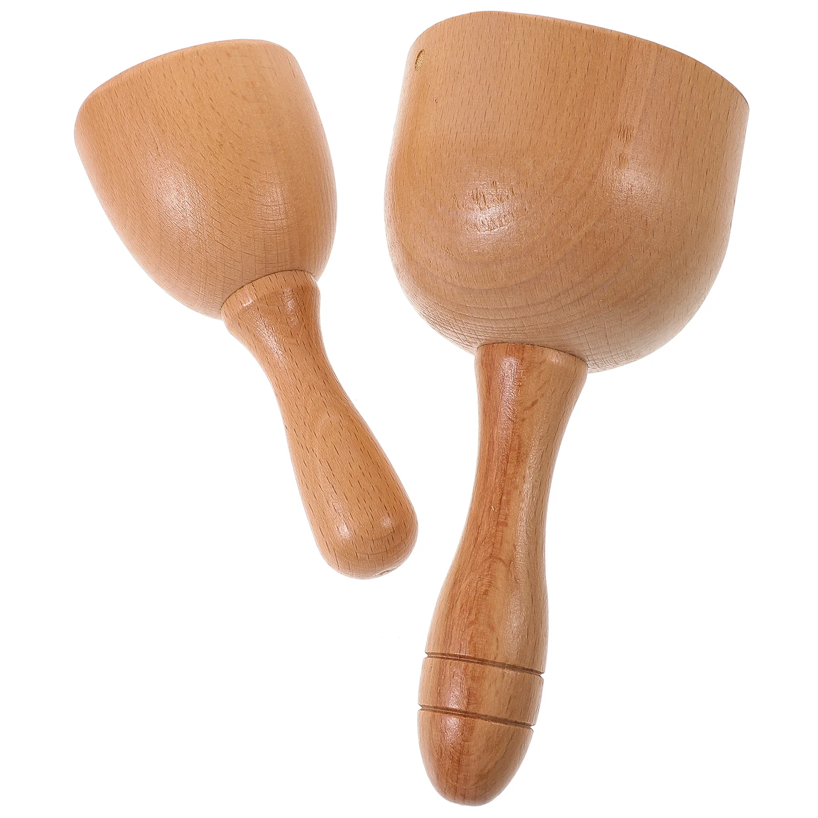 2pcs Back Massage Wooden  Cup Roller Convenient Massage Tool Muscle Massage Roller Back Massage Tool Home Body Massager